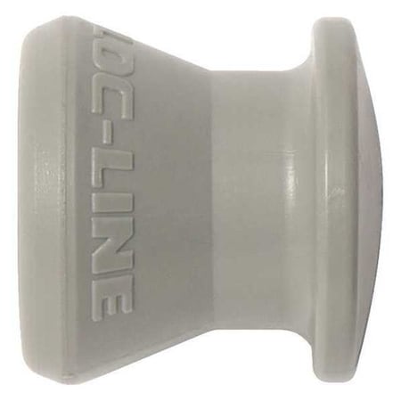 End Cap, Gray, 1/4