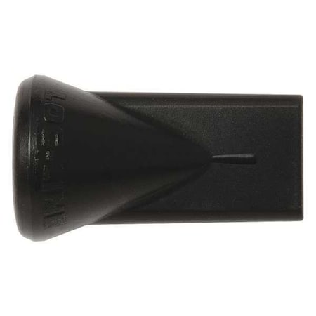 Flat Slot 40 Nozzle, Black, 1/4
