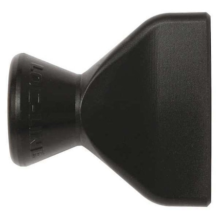 Straight Flow Nozzle, Black, 1