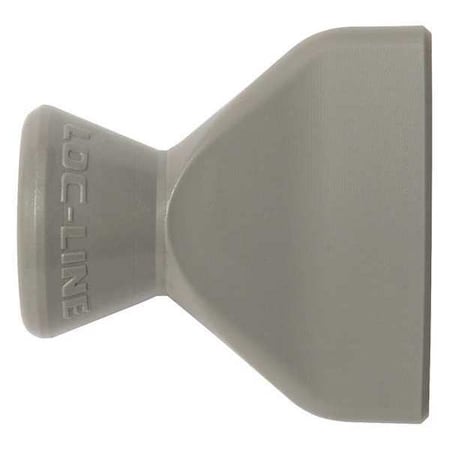 Straight Flow Nozzle, Gray, 1