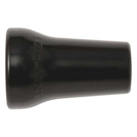 Round Nozzle, Black, 1/2