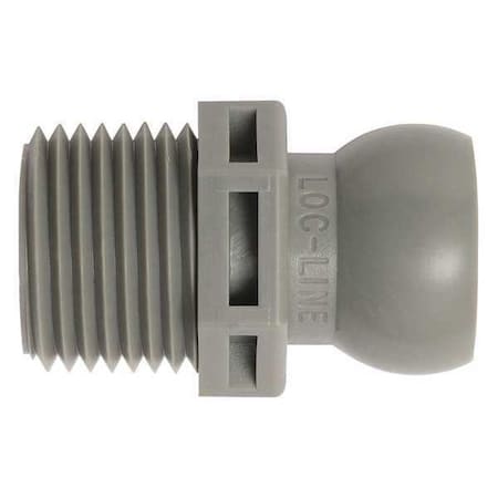 NPT Connector, Gray, 1/2