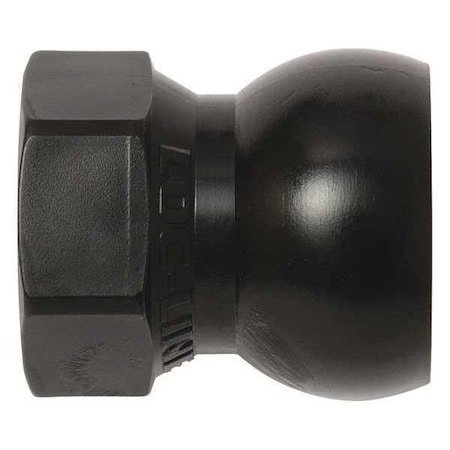 SAE Flare Nut Adapter, Black, 3/8