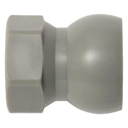 SAE Flare Nut Adapter, Gray, 3/8