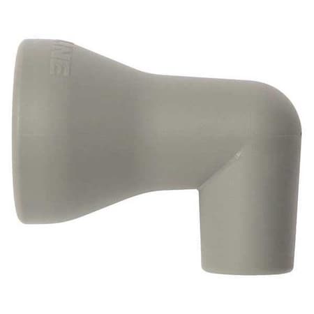 Nozzle, 90 Degree, Gray, 3/8