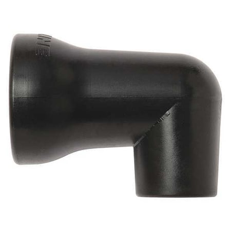 Nozzle, 90 Degree, Black, 1/2