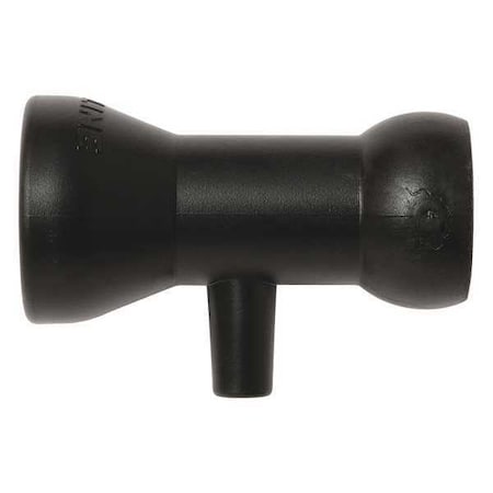 Side Flow Nozzle, Black, 1/2