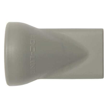 Flat Slot 80 Nozzle, Gray, 1/2