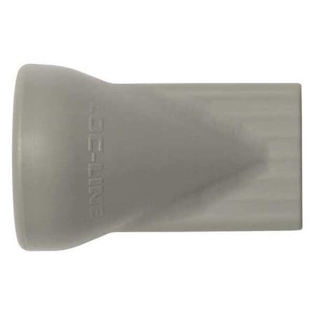 Flat 7 Hole Nozzle, Gray, 1/2