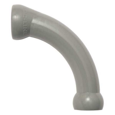 Extended Elbows, Gray, 1/2