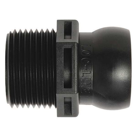 NPT Connector, Black, 3/4