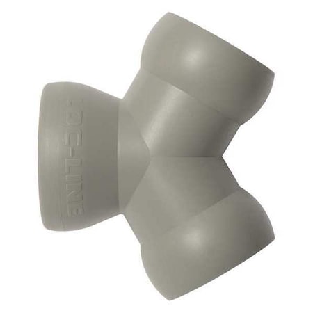 Y Fitting, Gray, 3/4