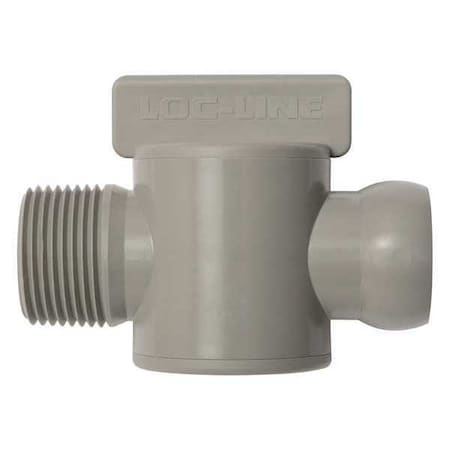 Male NPT Valve, Gray, 3/4