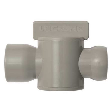 Female NPT Valve, Gray, 3/4