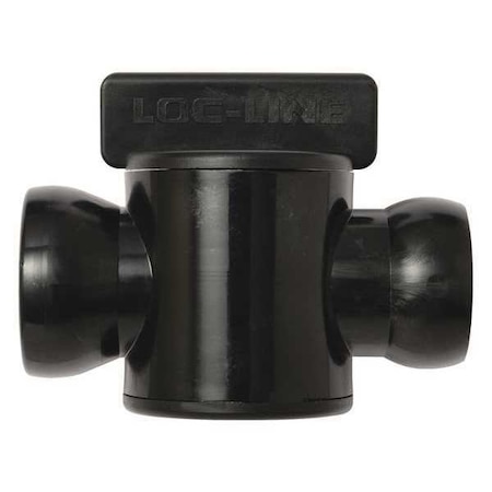In-Line Valve, Black, 3/4
