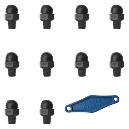 Nozzle, CT Style, 0.062in.dia, PK10 MPN:79010-BLK