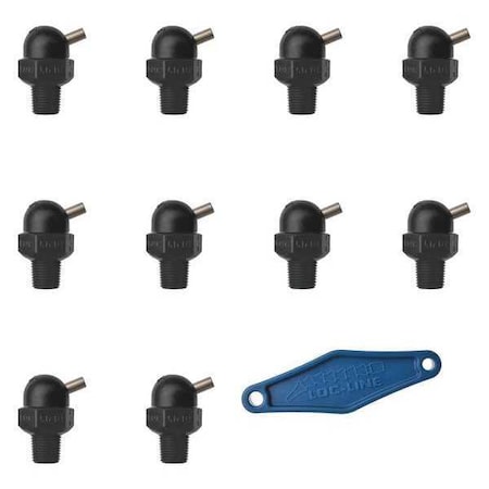 Nozzle, CT Style, 0.062in.dia, PK10 MPN:79011-BLK