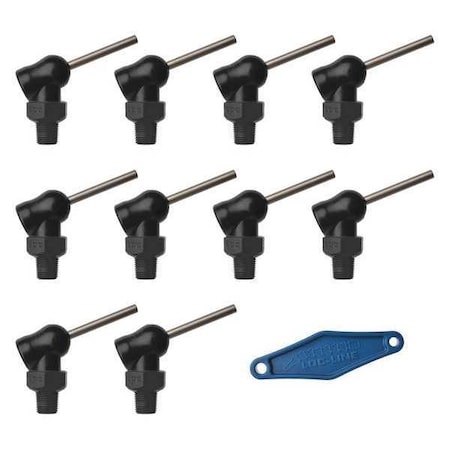 Nozzle, XR Style, 0.086in.dia, PK10 MPN:79047-BLK