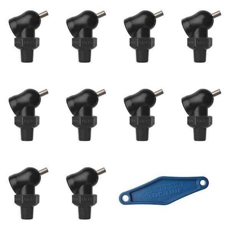 Nozzle, XR Style, 0.117in.dia, PK10 MPN:79049-BLK
