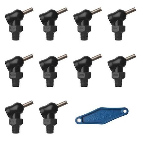 Nozzle, XR Style, 0.160in.dia, PK10 MPN:79054-BLK