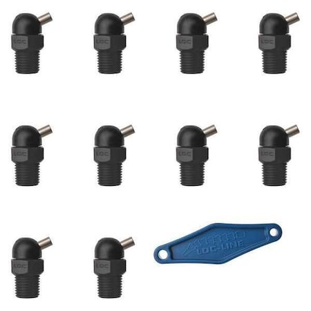 Nozzle, CT Style, 0.062in.dia, PK10 MPN:79061-BLK