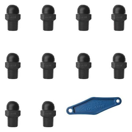 Nozzle, CT Style, 0.086in.dia, PK10 MPN:79064-BLK