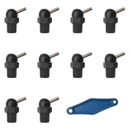 Nozzle, CT Style, 0.117in.dia, PK10 MPN:79070-BLK