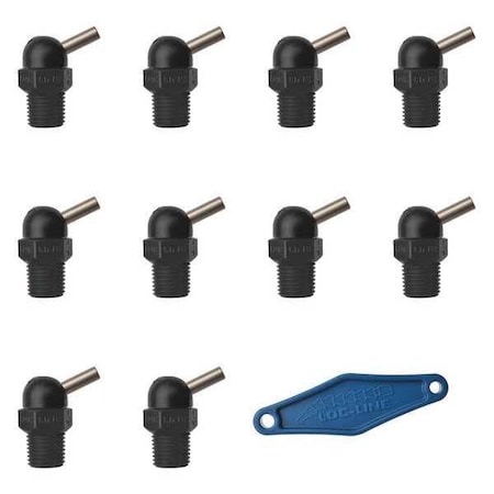 Nozzle, CT Style, 0.160in.dia, PK10 MPN:79074-BLK