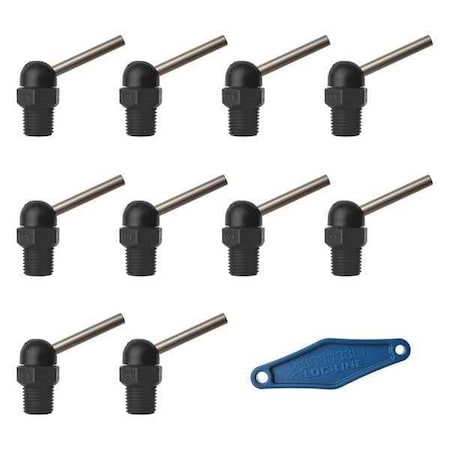 Nozzle, CT Style, 0.160in.dia, PK10 MPN:79075-BLK