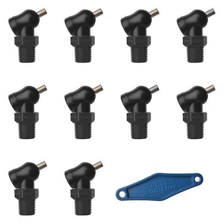 Nozzle, XR Style, 0.860in.dia, PK10 MPN:79085-BLK