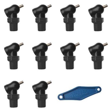 Nozzle, XR Style, 0.117in.dia, PK10 MPN:79089-BLK