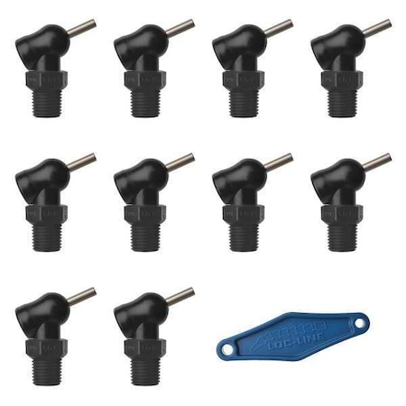 Nozzle, XR Style, 0.117in.dia, PK10 MPN:79090-BLK