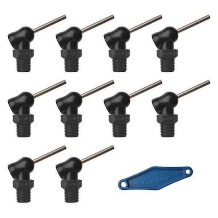 Nozzle, XR Style, 0.117in.dia, PK10 MPN:79091-BLK