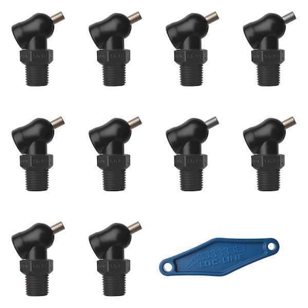 Nozzle, XR Style, 0.160in.dia, PK10 MPN:79093-BLK