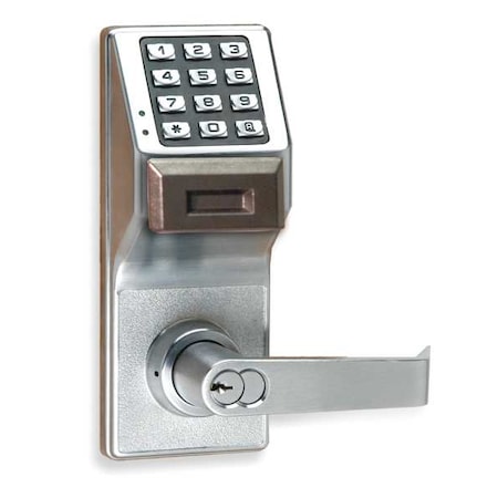 Electronic Lock, Brushed Chrome, 12 Button MPN:PDL3000IC US26D