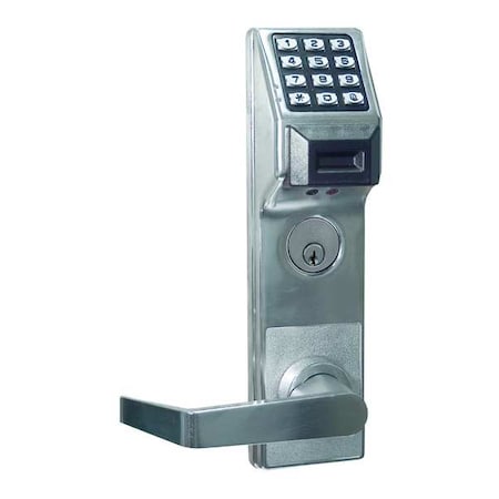 Electronic Lock, Brushed Chrome, 12 Button MPN:PDL3500CRL US26D