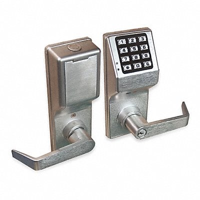 Electronic Lock Brushed Chrome 12 Button MPN:DL4100 US26D