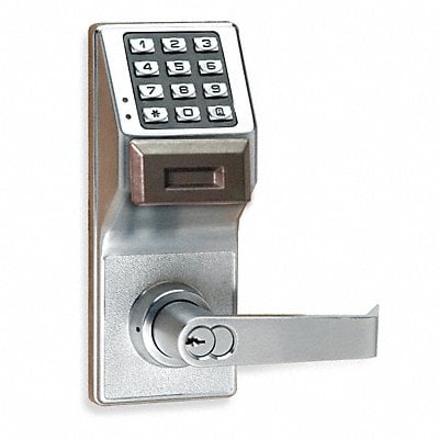 Electronic Lock Brushed Chrome 12 Button MPN:PDL3000IC US26D
