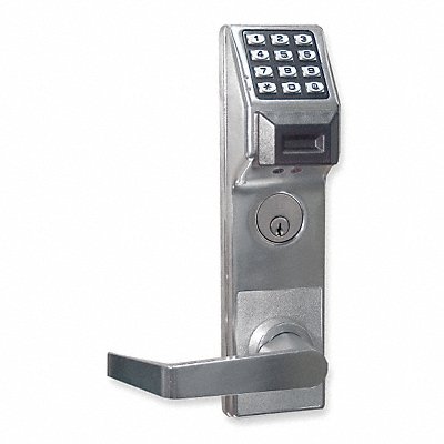 Electronic Lock Brushed Chrome 12 Button MPN:PDL3500CRR US26D