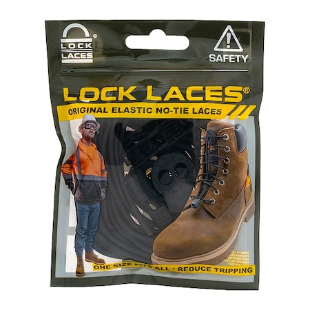 Safety Boot Laces, Black, 72