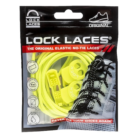 Safety Shoe Laces, Neon Yellow, 48
