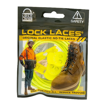 Safety Boot Laces, Neon Yellow, 72