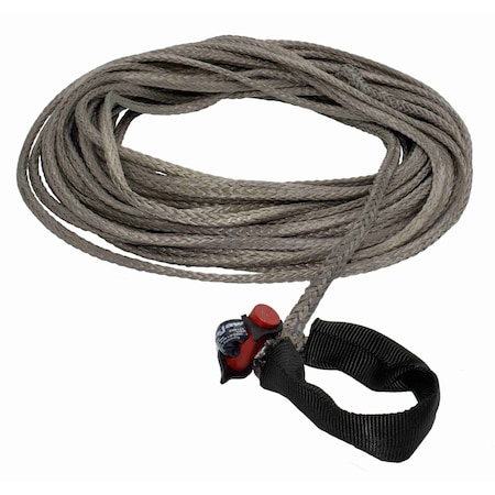 Synthetic Winch Line w/ Integraded Shackle, 1/4