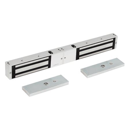Maglock, Satin Stainless Steel, 12VDC/24VDC, Maglocks MPN:MG1200-2