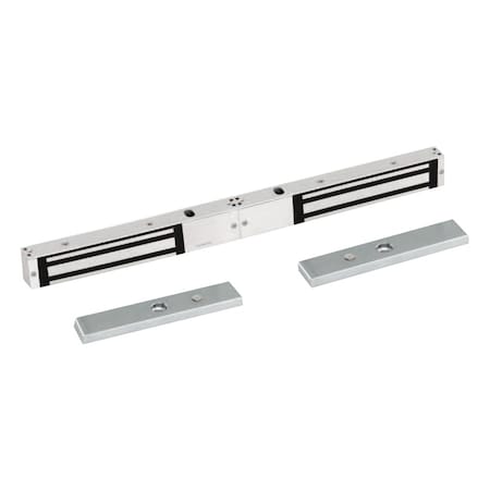 Maglock, Satin Stainless Steel, 12VDC/24VDC, Maglocks MPN:MG600-2