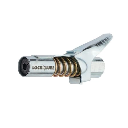 Quick-Lock Grease Coupler, 1/8 in NPT, Steel MPN:LOCKNLUBE