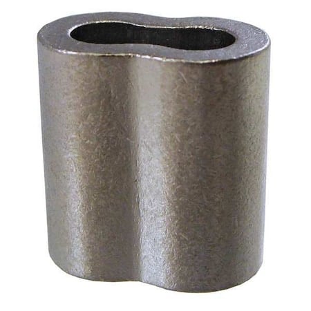 Wire Rope Oval Sleeve, 1/16 in, Copper MPN:SL2-1.5N