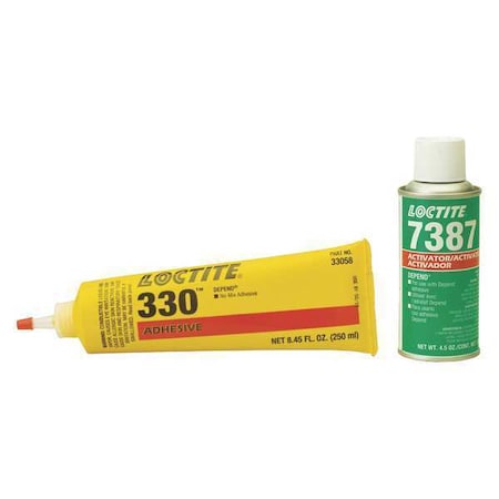 Epoxy Adhesive, 330 Series, Gray, Can, No Mix Mix Ratio, 5 min Functional Cure MPN:1691005