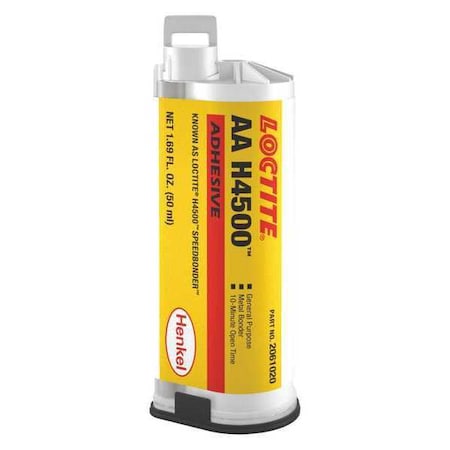 Glue, AA H4500 Series, White, 2 oz, Tube, 10:01 Mix Ratio, 15 min Functional Cure MPN:2061020