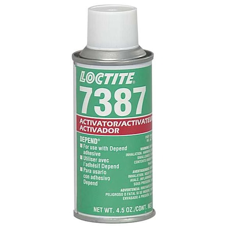 Activator, SF 7387 Series, Light Brown, 4.5 fl oz, Aerosol Can MPN:209714